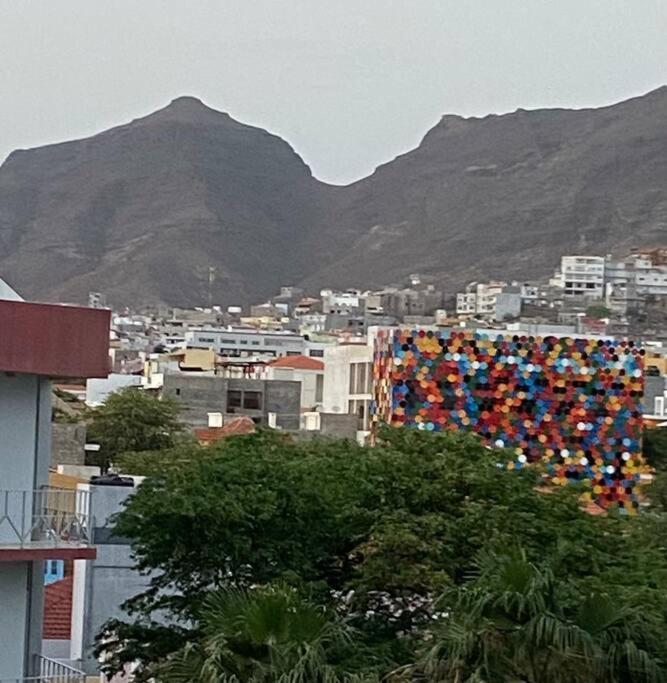 Lovely Apartment In Mindelo City Center Bagian luar foto